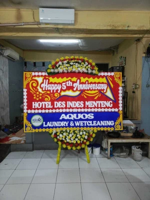 Papan Bunga di Petamburan